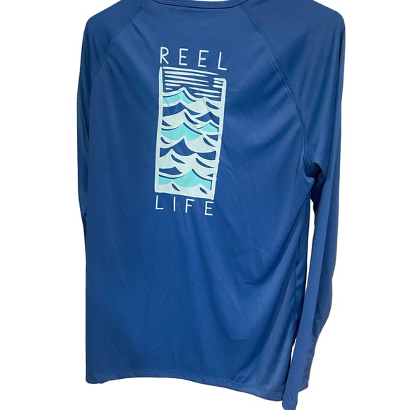 reel life Other - Reel Life Blue Long Sleeve Shirt NWOT